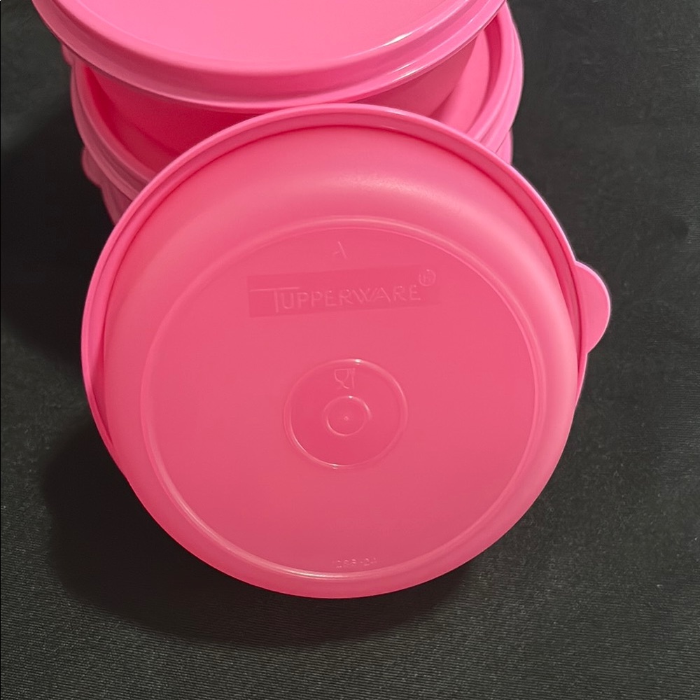 New - Tupperware Pink Storage Containers - 2 - Picture 3 of 3